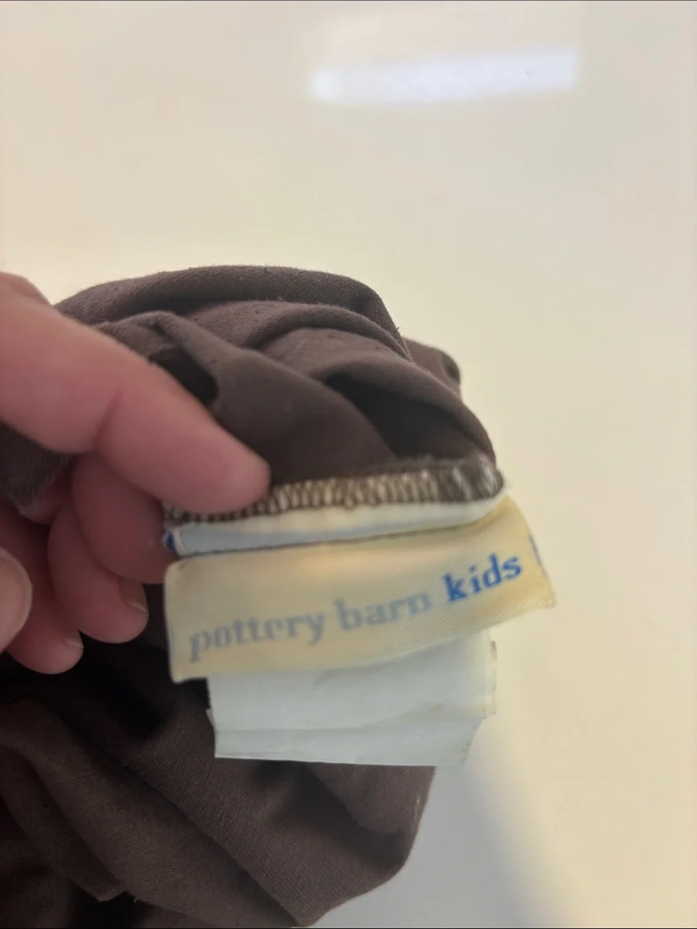 Pottery Barn Kids Brown Duvet Cover
